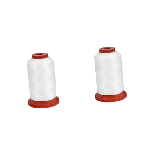 Angoily 2 Rollen Wasserlösliche Schnur Decke Haushalt Schwarz Nähgarn Stickerei Für Blau Material Nähen Kleidung Handarbeit Diy Wasserlöslicher Faden Tragbares Stickgarn Vinylon Weiß von Angoily