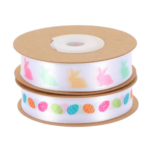 Angoily 2 Rollen ostern DIY band dünnes rotes Band groß Bänder zum Verpacken Oh Rosa weißes Band geschenkband ostern ostergeschenk verpackung dekoratives Osterband Osterpartyband Polyester Angoily 2 Rollen ostern DIY band dünnes rotes Band groß Bänder zum Verpacken Oh Rosa weißes Band geschenkband ostern ostergeschenk verpackung dekoratives Osterband Osterpartyband Polyester von Angoily