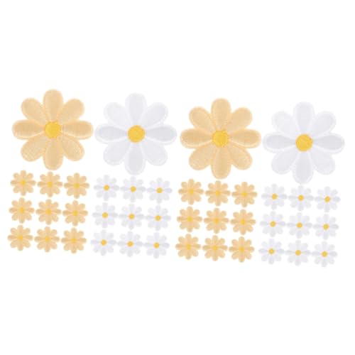 Angoily 2 Sätze Aufbügelbare Flicken Daisy Applikationen Für Kleidung Dekorative Bügelflicken Für Shirts Taschen Hüte Diy Bastelprojekte 20 Stück * 2 Angoily 2 Sätze Aufbügelbare Flicken Daisy Applikationen Für Kleidung Dekorative Bügelflicken Für Shirts Taschen Hüte Diy Bastelprojekte 20 Stück * 2 von Angoily