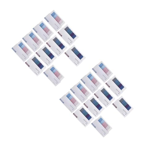 Angoily 2 Sätze Beschreibbare Haftnotizen Selbstklebende Lesezeichen Für Schule Büro Wiederverwendbare Index Tabs Praktische Notizzettel Für Seitenmarkierung 10 Stück * 2 von Angoily