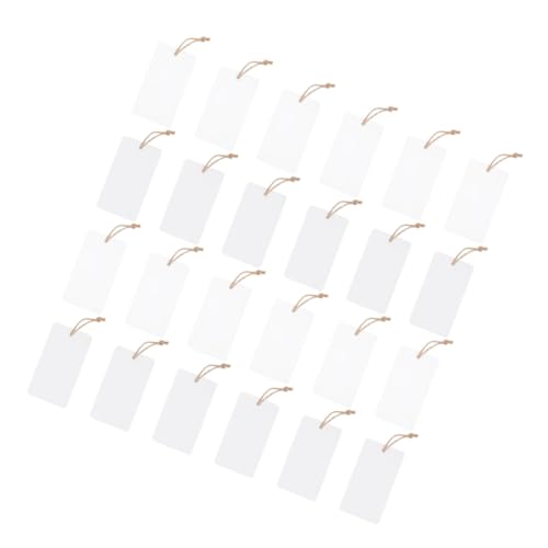 Angoily 2 Sätze Blanko-etiketten Zum Selbermachen Korbetiketten Wiederverwendbar Hang -tags Löschen Von Tags Aussetzen Schild Glasetiketten Lagerung Etiketten Für Aufbewahrungsboxen Acryl von Angoily
