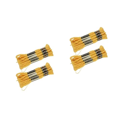 Angoily 2 Sätze Boxen Kreuzstich Stickgarn Gelb Diy Nähgarn Für Handarbeiten Flexibles Und Langlebiges Material Für Projekte Und 2boxen*2 von Angoily