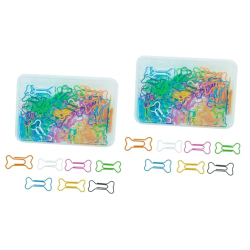 Angoily 2 Sätze Bunte Knochenpapierklammer Büroklammer Sortiert Schreibwaren Clips Rosa Papierklammern Trendy Stichworte Geformt Farbe Papierclip Mini Metall 100 Stück * 2 Angoily 2 Sätze Bunte Knochenpapierklammer Büroklammer Sortiert Schreibwaren Clips Rosa Papierklammern Trendy Stichworte Geformt Farbe Papierclip Mini Metall 100 Stück * 2 von Angoily