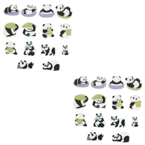 Angoily 2 Sätze Cartoon Panda Patches Aufbügeln Nähen Bestickte Applikationen Für Kleidung Taschen Jeans Bastelprojekte Lustige Dekoration Für Erwachsene 14 Stücke * 2 Angoily 2 Sätze Cartoon Panda Patches Aufbügeln Nähen Bestickte Applikationen Für Kleidung Taschen Jeans Bastelprojekte Lustige Dekoration Für Erwachsene 14 Stücke * 2 von Angoily