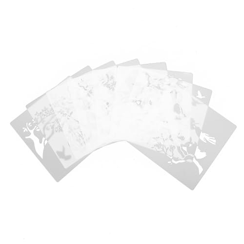Angoily 2 Sätze DIY Malvorlagen Schablonen für Blumen und Vogelmuster Wiederverwendbar Leicht Geeignet für Kreide Airbrush Malerei und Bastelprojekte Geschenkidee für Zeichnen Angoily 2 Sätze DIY Malvorlagen Schablonen für Blumen und Vogelmuster Wiederverwendbar Leicht Geeignet für Kreide Airbrush Malerei und Bastelprojekte Geschenkidee für Zeichnen von Angoily