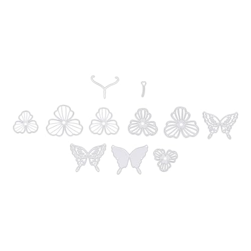 Angoily 2 Sätze DIY Stanzformen Kohlenstoffstahl Teiliges und Schmetterlingsmuster für Scrapbooking Kartenherstellung Fotoalben und Bastelprojekte Präzises und Langlebig Angoily 2 Sätze DIY Stanzformen Kohlenstoffstahl Teiliges und Schmetterlingsmuster für Scrapbooking Kartenherstellung Fotoalben und Bastelprojekte Präzises und Langlebig von Angoily