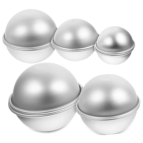 Angoily 2 Sätze Diy Bad Ball Formen Teiliges Für Selbstgemachte Badebomben Kuchenformen Und Backzubehör Lebensmittelecht Leicht Zu Reinigen Für Zuhause Und Bäckereien 5 Paare * 2 Angoily 2 Sätze Diy Bad Ball Formen Teiliges Für Selbstgemachte Badebomben Kuchenformen Und Backzubehör Lebensmittelecht Leicht Zu Reinigen Für Zuhause Und Bäckereien 5 Paare * 2 von Angoily