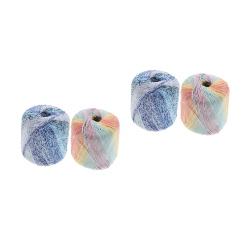Angoily 2 Sätze Diy Baumwollgarn Tragbare Handstrickwolle Für Kreative Häkelprojekte Für Pullover Mützen Und Handarbeiten Baumwolle Farbverlauf Langlebig 2 Stück * 2 Angoily 2 Sätze Diy Baumwollgarn Tragbare Handstrickwolle Für Kreative Häkelprojekte Für Pullover Mützen Und Handarbeiten Baumwolle Farbverlauf Langlebig 2 Stück * 2 von Angoily