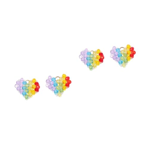 Angoily 2 Sätze Diy Glasperlen Für Schmuckherstellung Bunte Woven Bonded Spacer Beads Für Armbänder Ohrringe Und Handytaschen Für Kreative Bastelprojekte 2 Stück * 2 von Angoily