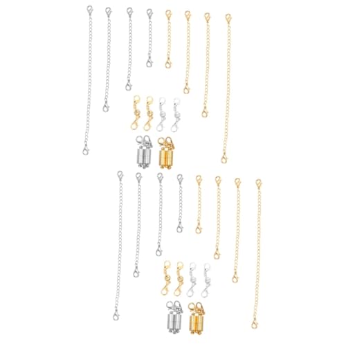Angoily 2 Sätze Diy Magnetverschluss Kette Zylindrische Gold Silber Magnetische Schließe für und Armbänder Einfaches Anbringen für Schmuckherstellung Hochwertige Kupfermaterialien Angoily 2 Sätze Diy Magnetverschluss Kette Zylindrische Gold Silber Magnetische Schließe für und Armbänder Einfaches Anbringen für Schmuckherstellung Hochwertige Kupfermaterialien von Angoily