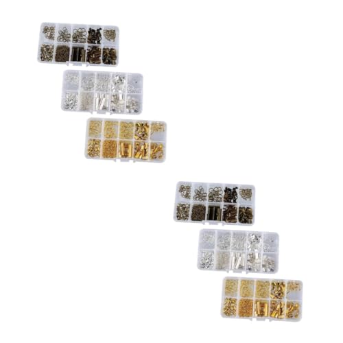 Angoily 2 Sätze Diy Ohrringe Zubehör Boxen Mit Metall Lobster Clips Für Schmuckherstellung Silber Kupfer Für Kreative Projekte Und Bastelarbeiten 3boxen*2 von Angoily