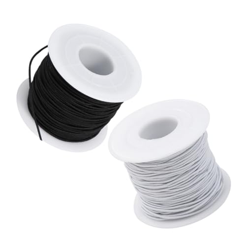 Angoily 2 Sätze Elastische Schnur Für Armbänder Für DIY Schmuckherstellung Schwarz Und Weiß Für Und Bastelprojekte 2 Rollen * 2 Angoily 2 Sätze Elastische Schnur Für Armbänder Für DIY Schmuckherstellung Schwarz Und Weiß Für Und Bastelprojekte 2 Rollen * 2 von Angoily