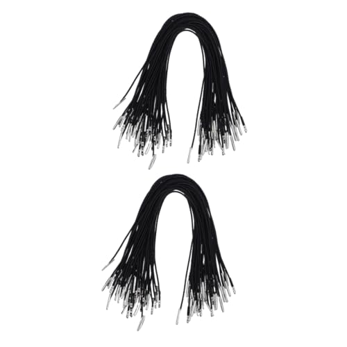 Angoily 2 Sätze Elastische Stachelkordeln Hochdehnbar Für DIY Bastelprojekte Binden Metallenden Strapazierfähiges Vielseitig Einsetzbar Für Dekoration Und Fixierung 50 Stück * 2 Angoily 2 Sätze Elastische Stachelkordeln Hochdehnbar Für DIY Bastelprojekte Binden Metallenden Strapazierfähiges Vielseitig Einsetzbar Für Dekoration Und Fixierung 50 Stück * 2 von Angoily