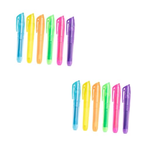 Angoily 2 Sätze Farbige Markierungen Studenten Bibel-textmarker Süße Highlighters Kunst Lesezeichen Multifunktions-scrapbook-marker Bunte Stifte Plastik 6 Stücke * 2 Angoily 2 Sätze Farbige Markierungen Studenten Bibel-textmarker Süße Highlighters Kunst Lesezeichen Multifunktions-scrapbook-marker Bunte Stifte Plastik 6 Stücke * 2 von Angoily