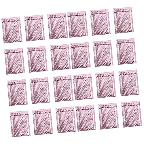 Angoily 2 Sätze Gepolsterte Versandtaschen Mit Luftpolsterfolie Rosa Für Versand Von Elektronik Kosmetik Und Wasserfest Und Stoßdämpfend Optimaler Schutz Für Empfindliche 12 Stück * 2 von Angoily