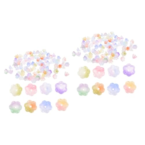 Angoily 2 Sätze Glasblumenperlen Bunte Abstandshalter Für Diy Schmuck Glasperlen Für Armbänder Und Für Kreative Bastelprojekte 100 Stück * 2 Angoily 2 Sätze Glasblumenperlen Bunte Abstandshalter Für Diy Schmuck Glasperlen Für Armbänder Und Für Kreative Bastelprojekte 100 Stück * 2 von Angoily
