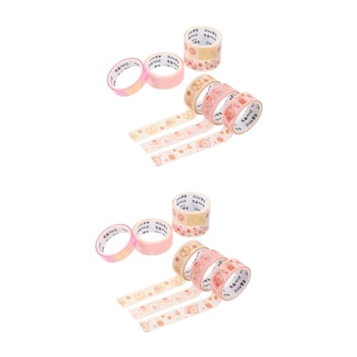 Angoily 2 Sätze Goldpulver Farbiges Klebeband Farbe Verpackung Handwerk Zeitschrift Basteln Uv Klebeband Für Scrapbooking Scrapbook-zubehör Washi-tape-aufkleber Flüsterpapier 7 Rollen * 2 Angoily 2 Sätze Goldpulver Farbiges Klebeband Farbe Verpackung Handwerk Zeitschrift Basteln Uv Klebeband Für Scrapbooking Scrapbook-zubehör Washi-tape-aufkleber Flüsterpapier 7 Rollen * 2 von Angoily