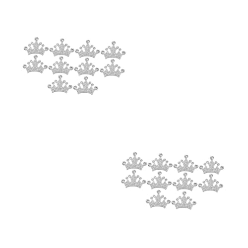 Angoily 2 Sätze Haarschmuck Stirnband Krone Haarschmuck Material Puppendekore Krone Kleidungszubehör Kronenförmige Dekore Krone Charme Erkenntnisse Kristall Silber 10 Stück * 2 Angoily 2 Sätze Haarschmuck Stirnband Krone Haarschmuck Material Puppendekore Krone Kleidungszubehör Kronenförmige Dekore Krone Charme Erkenntnisse Kristall Silber 10 Stück * 2 von Angoily