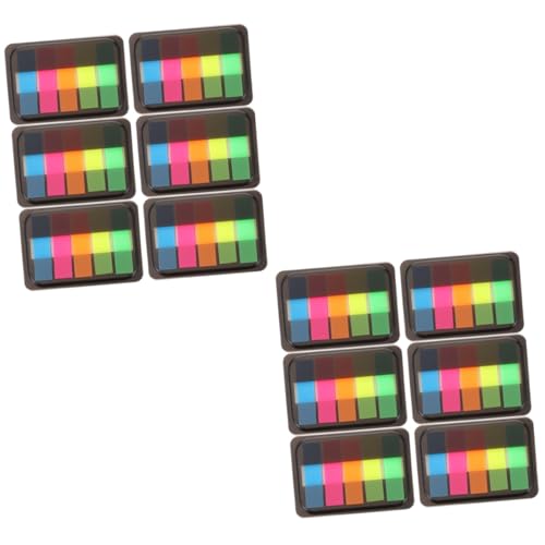 Angoily 2 Sätze Haftmarker Tabs Farbige Seitenmarkierungen Selbstklebende Index Tabs Für Notizen Wiederverwendbare Haftnotizen Für Schule Und Büro 6boxen*2 Angoily 2 Sätze Haftmarker Tabs Farbige Seitenmarkierungen Selbstklebende Index Tabs Für Notizen Wiederverwendbare Haftnotizen Für Schule Und Büro 6boxen*2 von Angoily
