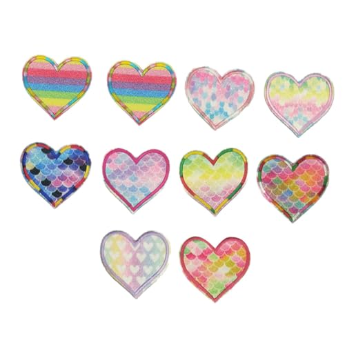 Angoily 2 Sätze Herzförmige Stickapplikationen Patches Für Kleidung Diy Dekoration Reparatur Von Jeans Und Rucksäcken Vielseitig Einsetzbar Verarbeitet 18 Stück * 2 Angoily 2 Sätze Herzförmige Stickapplikationen Patches Für Kleidung Diy Dekoration Reparatur Von Jeans Und Rucksäcken Vielseitig Einsetzbar Verarbeitet 18 Stück * 2 von Angoily