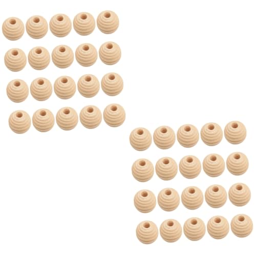 Angoily 2 Sätze Holzperlen Diy Bastelperlen Für Schmuckherstellung Runde Form Natürliche Holzfarbe Für Armbänder Und Projekte Leicht Auffädelbar 50 Stück * 2 Angoily 2 Sätze Holzperlen Diy Bastelperlen Für Schmuckherstellung Runde Form Natürliche Holzfarbe Für Armbänder Und Projekte Leicht Auffädelbar 50 Stück * 2 von Angoily
