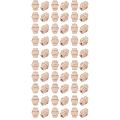 Angoily 2 Sätze Holzperlen Für Diy Schmuck Runde Glatte Holzperlen Für Bastelprojekte Geeignet Für Dekoration Armbänder Und Kreative Ideen 50 Stück * 2 von Angoily