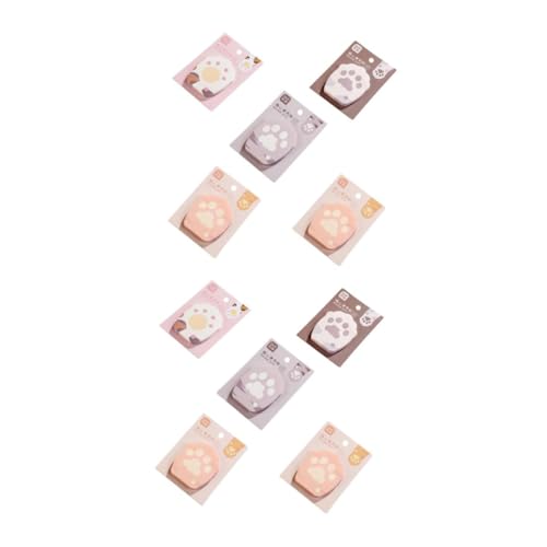 Angoily 2 Sätze Kawaii Katzen Memo Pads Teiliges Selbstklebende Notizzettel Für Büro Schule Und Zuhause Kreative Haftnotizen Für Studenten Und Katzenliebhaber 5 Stück * 2 von Angoily