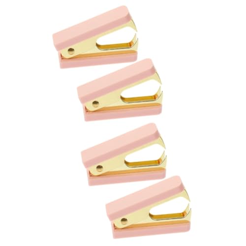 Angoily 2 Sätze Klammer Braun Snap-entfernungswerkzeug Industriell Tacker Zurück in Die Schulmaterial Schulbedarf Hefter Abzieher Entferner Schreibtisch Metall Rosa 2 Stücke * 2 von Angoily