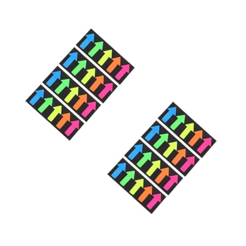 Angoily 2 Sätze Klebestreifen Farbige Etiketten Aufkleber Pads Praktischer Etikettenaufkleber Selbstklebende Notizblöcke Das Haustier Colorful 4 Stücke * 2 von Angoily