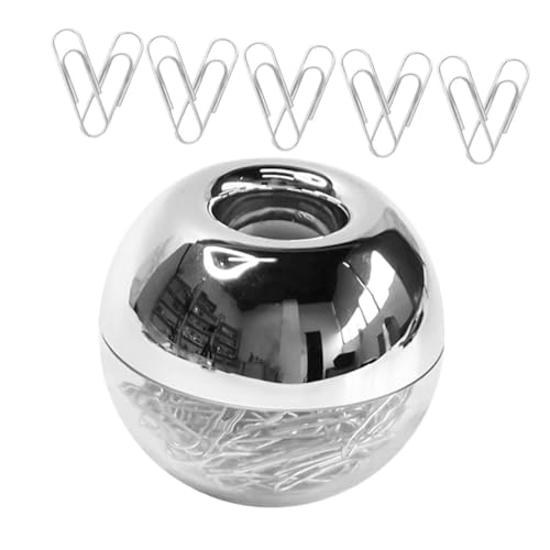 Angoily 2 Sätze Kleine Metall-papierklammern mit Magnetischer Box Dekorative Büroklammern für Büro Schule und Bastelprojekte Stabile Dokumentenhalter und Kreative Schreibtischaccessoires Angoily 2 Sätze Kleine Metall-papierklammern mit Magnetischer Box Dekorative Büroklammern für Büro Schule und Bastelprojekte Stabile Dokumentenhalter und Kreative Schreibtischaccessoires von Angoily