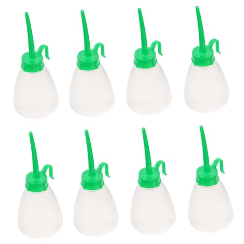 Angoily 2 Sätze Kunststoff Ölflasche Für Nähmaschinen Leere Ölkanne Mit Langem Ausguss Set Für Heimwerker Und Maschinenwartung 20 Stück * 2 von Angoily