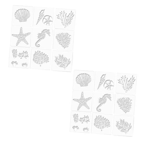 Angoily 2 Sätze Life Stencils Teiliges Diy Malvorlagen für Kreative Scrapbooking Projekte Langlebige Schablonen Sicheren Materialien für Bastelarbeiten Angoily 2 Sätze Life Stencils Teiliges Diy Malvorlagen für Kreative Scrapbooking Projekte Langlebige Schablonen Sicheren Materialien für Bastelarbeiten von Angoily