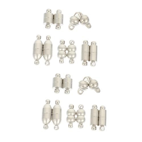Angoily 2 Sätze Magnetische Schmuckverschlüsse Für Diy Verbindungselemente Legierung Für Armbänder Und Bastelbedarf Für Kreativen Schmuck 5 Paare * 2 Angoily 2 Sätze Magnetische Schmuckverschlüsse Für Diy Verbindungselemente Legierung Für Armbänder Und Bastelbedarf Für Kreativen Schmuck 5 Paare * 2 von Angoily
