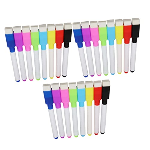Angoily 2 Sätze Magnetische Whiteboard Marker Abwischbare Farbmarker für Büro und Meetings Farben Wassergestützt mit Integriertem Radierer für Glatte Oberflächen Angoily 2 Sätze Magnetische Whiteboard Marker Abwischbare Farbmarker für Büro und Meetings Farben Wassergestützt mit Integriertem Radierer für Glatte Oberflächen von Angoily