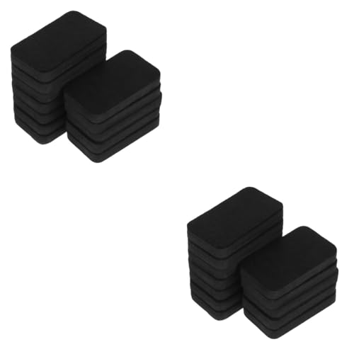 Angoily 2 Sätze Magnetischer Tafelwischer Löschbar Magnetische Whiteboard-radierer Radiergummis Für Weiße Tafeln Tragbarer Trockenlöscher Flanell Schwarz 12 Stück * 2 Angoily 2 Sätze Magnetischer Tafelwischer Löschbar Magnetische Whiteboard-radierer Radiergummis Für Weiße Tafeln Tragbarer Trockenlöscher Flanell Schwarz 12 Stück * 2 von Angoily