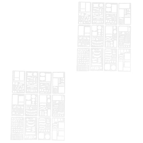 Angoily 2 Sätze Malvorlage Material Journal -schablone Malschablone Farbe Schablone Malen Schablonen Vorlage Schablone Plastikschablone Schablone Der Schablone Das Haustier 12 Stücke * 2 von Angoily
