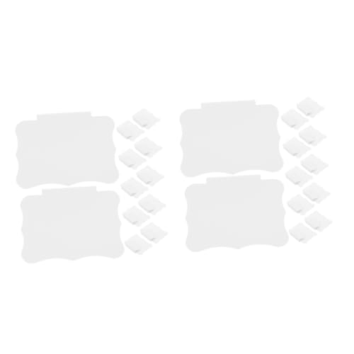 Angoily 2 Sätze Menü-display-karten Für Zeichen Warenanhänger Schilderclips Zur Anzeige Schilderhalter Mit Klemme Marktschild-clips Schilderhalter Speichern Pvc Weiß 12 Stücke * 2 Angoily 2 Sätze Menü-display-karten Für Zeichen Warenanhänger Schilderclips Zur Anzeige Schilderhalter Mit Klemme Marktschild-clips Schilderhalter Speichern Pvc Weiß 12 Stücke * 2 von Angoily