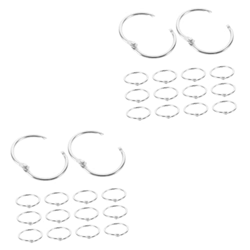 Angoily 2 Sätze Metallringe Für Loseblattbindung Buchbinder Ringe Innendurchmesser Praktische Ringe Für Scrapbook Karteikarten Diy Und Handwerk Langlebig Und 20 Stück * 2 Angoily 2 Sätze Metallringe Für Loseblattbindung Buchbinder Ringe Innendurchmesser Praktische Ringe Für Scrapbook Karteikarten Diy Und Handwerk Langlebig Und 20 Stück * 2 von Angoily