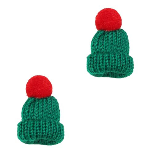 Angoily 2 Sätze Mini Gestrickte Mützen für Finger Komfortable Hüte Zufälligen Farben Bastel und Accessoires für Projekte Zufällige Farbe von Angoily