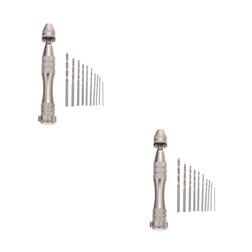 Angoily 2 Sätze Mini-handbohrwerkzeug Mini-handbohrmaschine Manuelle Handbohrmaschine Kleine Handbohrmaschine Zum Basteln Handbohrer Handbuch Mini-handbohrer Silber Aluminiumlegierung Angoily 2 Sätze Mini-handbohrwerkzeug Mini-handbohrmaschine Manuelle Handbohrmaschine Kleine Handbohrmaschine Zum Basteln Handbohrer Handbuch Mini-handbohrer Silber Aluminiumlegierung von Angoily