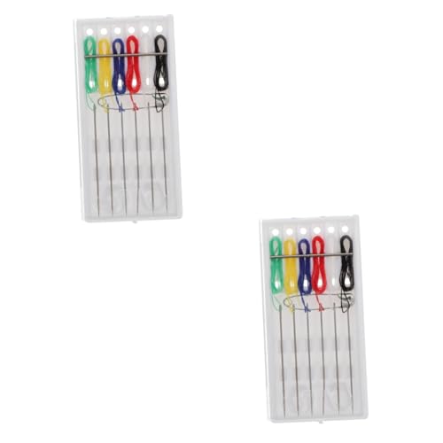 Angoily 2 Sätze Reise Nähset Mit Boxen Einweg Nähnadeln Und Farbige Nähgarne Nähzubehör Für Diy Enthusiasten 10 Boxen * 2 von Angoily