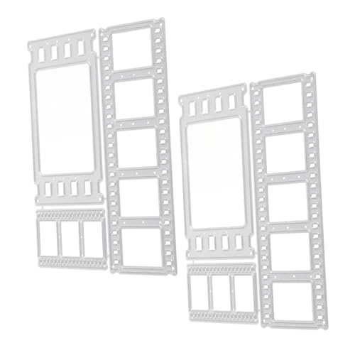 Angoily 2 Sätze Scrapbooking Stanzformen Filmstreifen Schneideformen Carbonstahl Prägeschablonen für DIY Kartenherstellung Fotoalbum Bastelprojekte Angoily 2 Sätze Scrapbooking Stanzformen Filmstreifen Schneideformen Carbonstahl Prägeschablonen für DIY Kartenherstellung Fotoalbum Bastelprojekte von Angoily