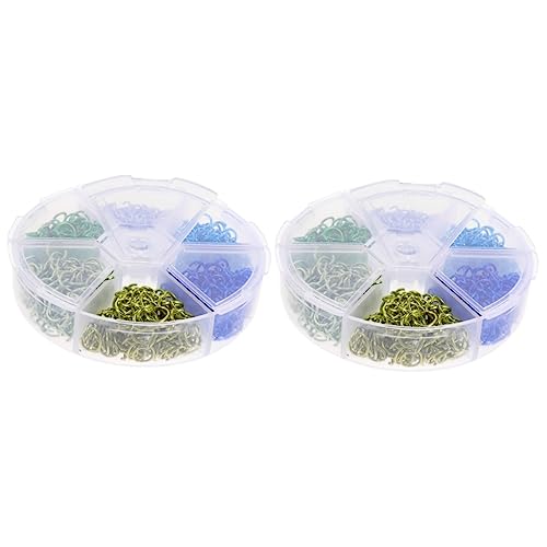 Angoily 2 Sätze Sprungring -verbindungsring Schmuck Schlüssel Perlen Einfach Sprungringe Offener Biegering Selber Machen Biegering Für Diy Kette Biegering Aluminium 2box*2 Angoily 2 Sätze Sprungring -verbindungsring Schmuck Schlüssel Perlen Einfach Sprungringe Offener Biegering Selber Machen Biegering Für Diy Kette Biegering Aluminium 2box*2 von Angoily