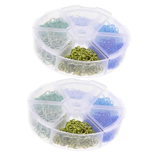Angoily 2 Sätze Sprungring -verbindungsring Sprungringzange Perlen Hochzeit Biegeringe Schmuckherstellung Offene Biegeringe Für Die Schmuckherstellung Aluminium 2box*2 Angoily 2 Sätze Sprungring -verbindungsring Sprungringzange Perlen Hochzeit Biegeringe Schmuckherstellung Offene Biegeringe Für Die Schmuckherstellung Aluminium 2box*2 von Angoily
