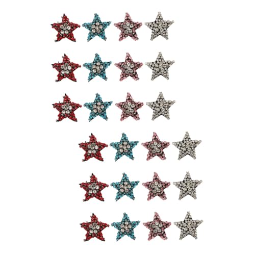 Angoily 2 Sätze Strass Stern Aufnäher Patches Glitzer Applikationen Zum Aufbügeln Für Diy Kleidung Taschen Und Kostüme Und Wasserfest Einfach Anzuwenden 12 Stück * 2 von Angoily