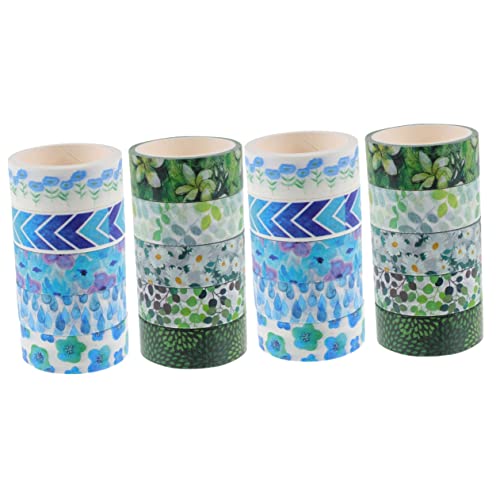 Angoily 2 Sätze Taschenband-set Wie Gold Bastelbedarf Sammelalbum Uv Japan Aufkleber Washi -bänder Gefärbt Scrapbook-klebebänder Selber Machen Klebeband Washi Flüsterpapier 10 Rollen * 2 Angoily 2 Sätze Taschenband-set Wie Gold Bastelbedarf Sammelalbum Uv Japan Aufkleber Washi -bänder Gefärbt Scrapbook-klebebänder Selber Machen Klebeband Washi Flüsterpapier 10 Rollen * 2 von Angoily