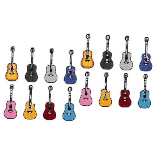 Angoily 2 Sätze Teiliges Bunter Gitarren Stickerei Patches Zur Reparatur Von Kleidung Für Diy Projekte Applikationen Kleidung Taschen Und Mehr Vielseitig Und Einfach Anzuwenden 8 Stück * 2 Angoily 2 Sätze Teiliges Bunter Gitarren Stickerei Patches Zur Reparatur Von Kleidung Für Diy Projekte Applikationen Kleidung Taschen Und Mehr Vielseitig Und Einfach Anzuwenden 8 Stück * 2 von Angoily
