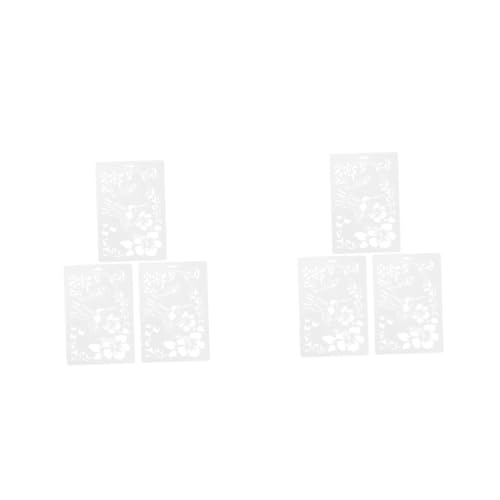 Angoily 2 Sätze Teiliges Diy Schablonen Für Hummingbird Blumenmuster Wiederverwendbare Malvorlagen Für Kreativprojekte Und Zeichnungen Langlebigem Gefertigt 3 Stück * 2 Angoily 2 Sätze Teiliges Diy Schablonen Für Hummingbird Blumenmuster Wiederverwendbare Malvorlagen Für Kreativprojekte Und Zeichnungen Langlebigem Gefertigt 3 Stück * 2 von Angoily