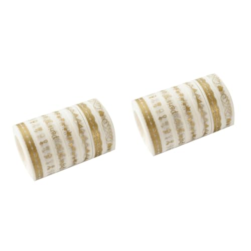 Angoily 2 Sätze Teiliges Diy Scrapbook Klebeband Washi Papier Tape Für Fotoalben Und Tagebücher Für Bastelprojekte Sichere Anwendung Und Kreative Dekoration 7 Stücke * 2 von Angoily