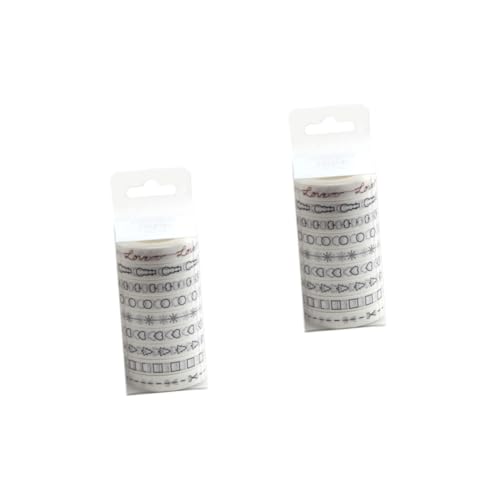Angoily 2 Sätze Teiliges Diy Washi Tape Dekoratives Klebeband Für Scrapbooking Journals Und Handwerk Weiß Einfach Abziehbar Hinterlässt Rückstände Gesundheitlich Unbedenklich 9 Stück * 2 Angoily 2 Sätze Teiliges Diy Washi Tape Dekoratives Klebeband Für Scrapbooking Journals Und Handwerk Weiß Einfach Abziehbar Hinterlässt Rückstände Gesundheitlich Unbedenklich 9 Stück * 2 von Angoily